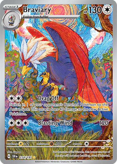 Braviary (214/191) [Scarlet & Violet: Surging Sparks] | Exor Games Dartmouth