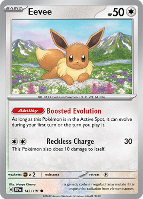 Eevee (143/191) [Scarlet & Violet: Surging Sparks] | Exor Games Dartmouth