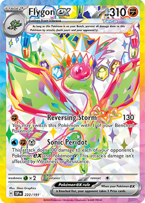 Flygon ex (222/191) [Scarlet & Violet: Surging Sparks] | Exor Games Dartmouth