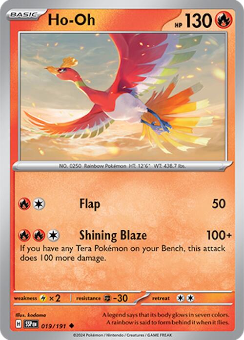 Ho-Oh (019/191) [Scarlet & Violet: Surging Sparks] | Exor Games Dartmouth