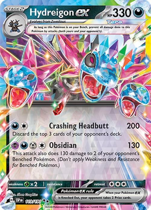 Hydreigon ex (119/191) [Scarlet & Violet: Surging Sparks] | Exor Games Dartmouth