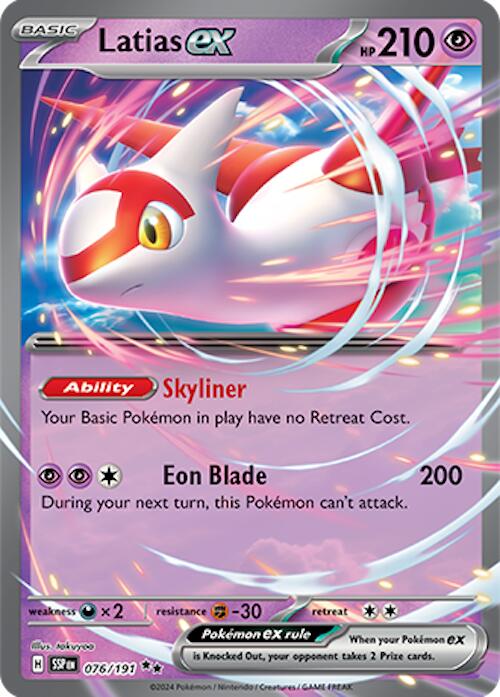 Latias ex (076/191) [Scarlet & Violet: Surging Sparks] | Exor Games Dartmouth