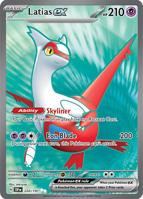 Latias ex (220/191) [Scarlet & Violet: Surging Sparks] | Exor Games Dartmouth