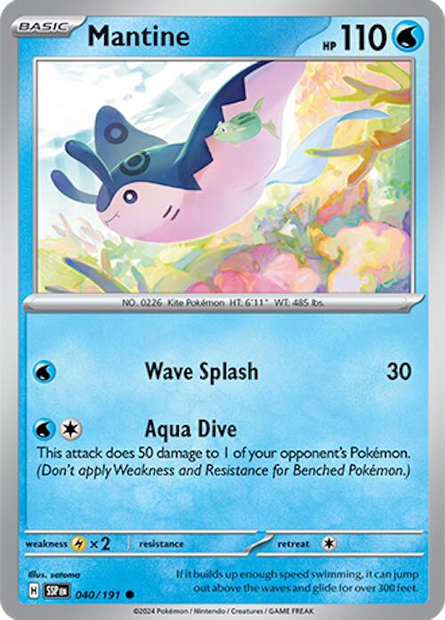 Mantine (040/191) [Scarlet & Violet: Surging Sparks] | Exor Games Dartmouth