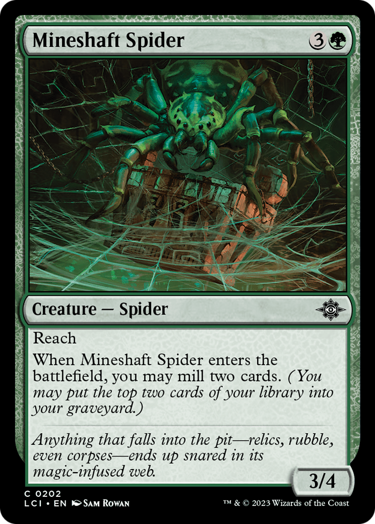 Mineshaft Spider [The Lost Caverns of Ixalan] | Exor Games Dartmouth