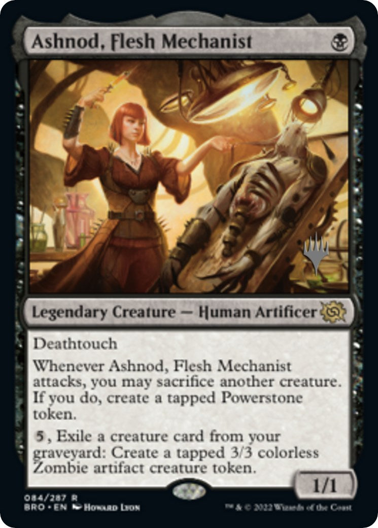 Ashnod, Flesh Mechanist (Promo Pack) [The Brothers' War Promos] | Exor Games Dartmouth