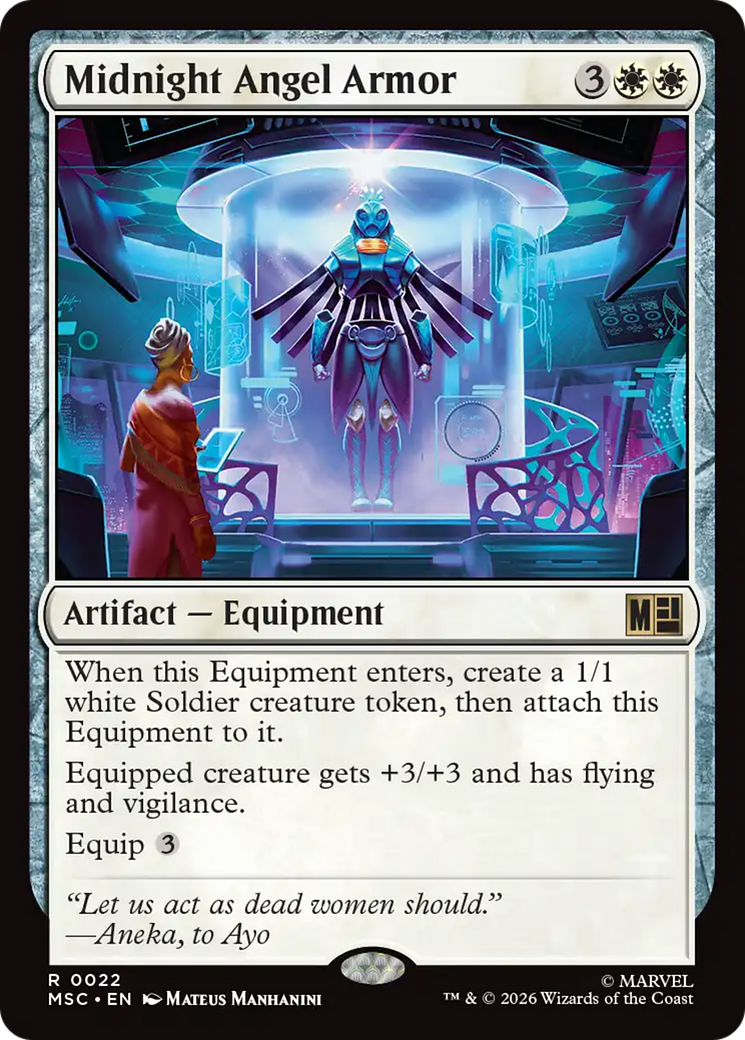 Midnight Angel Armor (Surge Foil) [Marvel Super Heroes Commander] | Exor Games Dartmouth