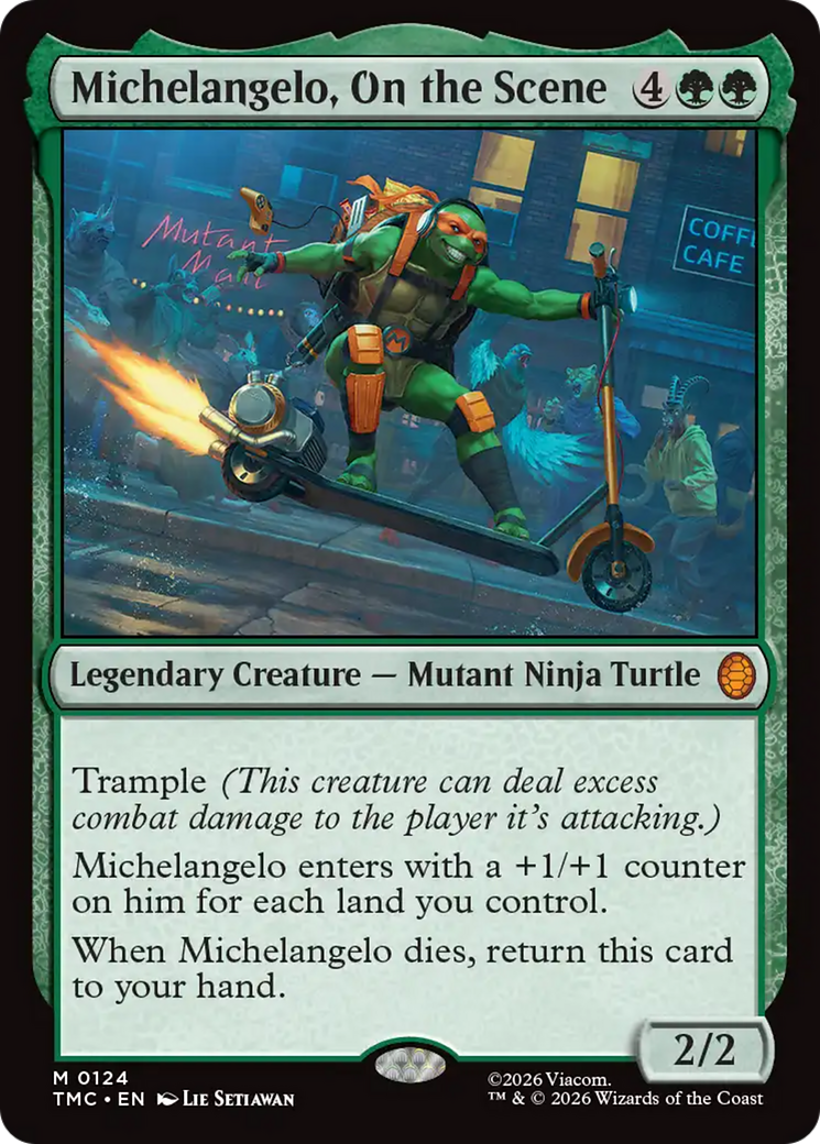 Michelangelo, On the Scene [Teenage Mutant Ninja Turtles Commander] | Exor Games Dartmouth