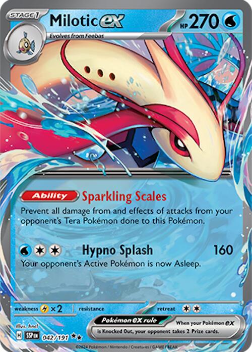 Milotic ex (042/191) [Scarlet & Violet: Surging Sparks] | Exor Games Dartmouth