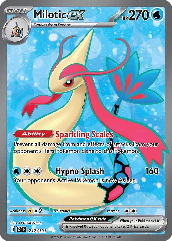 Milotic ex (217/191) [Scarlet & Violet: Surging Sparks] | Exor Games Dartmouth