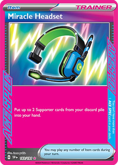 Miracle Headset (183/191) [Scarlet & Violet: Surging Sparks] | Exor Games Dartmouth