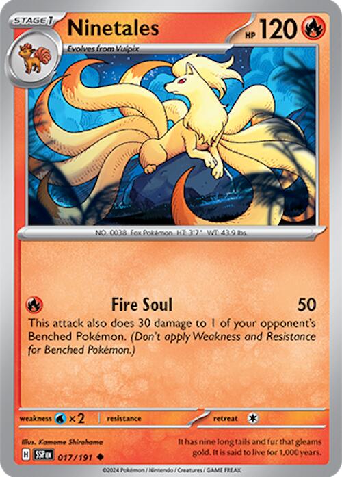 Ninetales (017/191) [Scarlet & Violet: Surging Sparks] | Exor Games Dartmouth