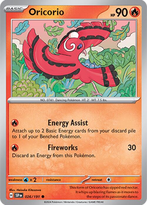 Oricorio (026/191) [Scarlet & Violet: Surging Sparks] | Exor Games Dartmouth