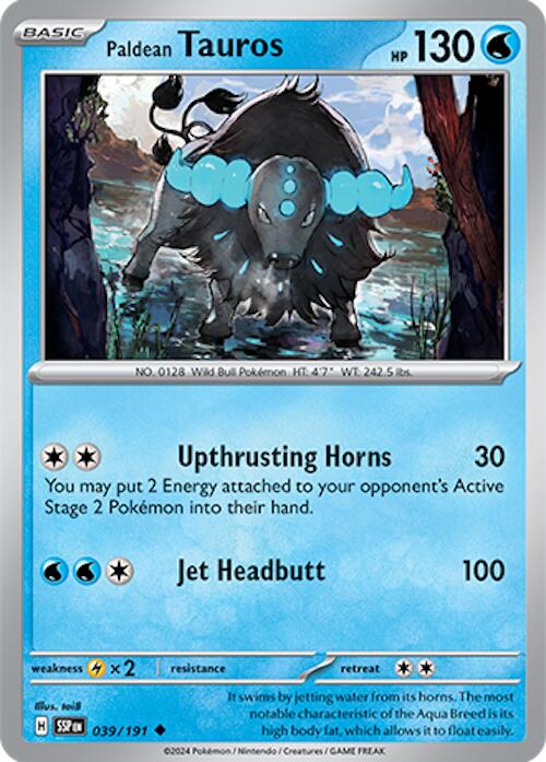 Paldean Tauros (039/191) [Scarlet & Violet: Surging Sparks] | Exor Games Dartmouth