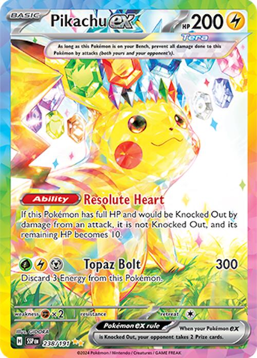 Pikachu ex (238/191) [Scarlet & Violet: Surging Sparks] | Exor Games Dartmouth