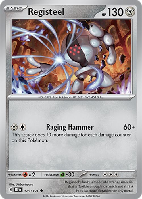 Registeel (125/191) [Scarlet & Violet: Surging Sparks] | Exor Games Dartmouth