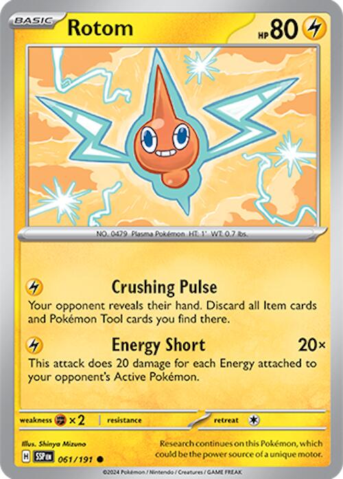 Rotom (061/191) [Scarlet & Violet: Surging Sparks] | Exor Games Dartmouth