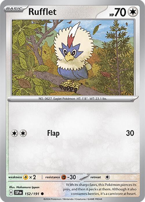 Rufflet (152/191) [Scarlet & Violet: Surging Sparks] | Exor Games Dartmouth