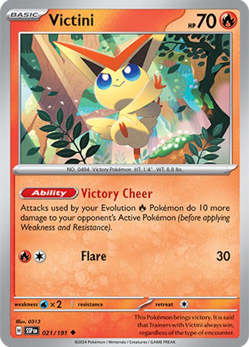 Victini (021/191) [Scarlet & Violet: Surging Sparks] | Exor Games Dartmouth