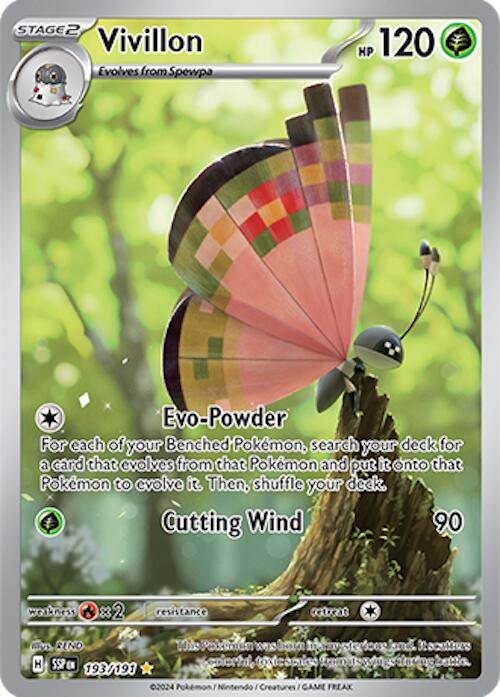 Vivillon (193/191) [Scarlet & Violet: Surging Sparks] | Exor Games Dartmouth