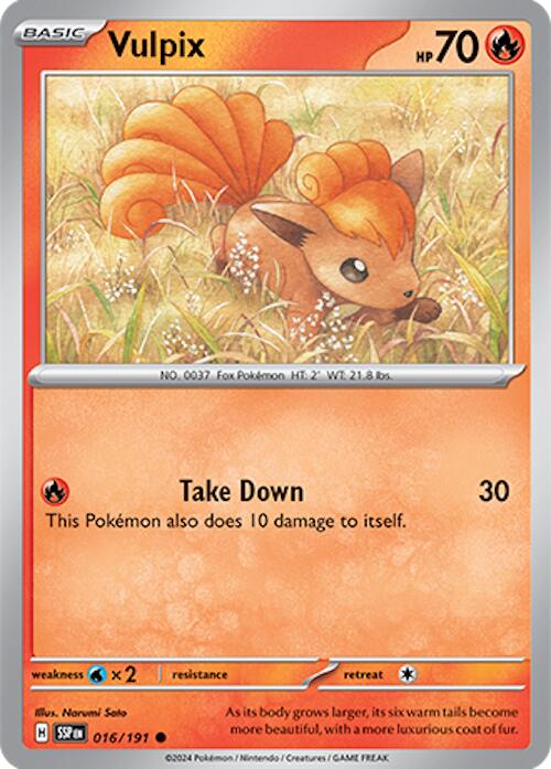 Vulpix (016/191) [Scarlet & Violet: Surging Sparks] | Exor Games Dartmouth