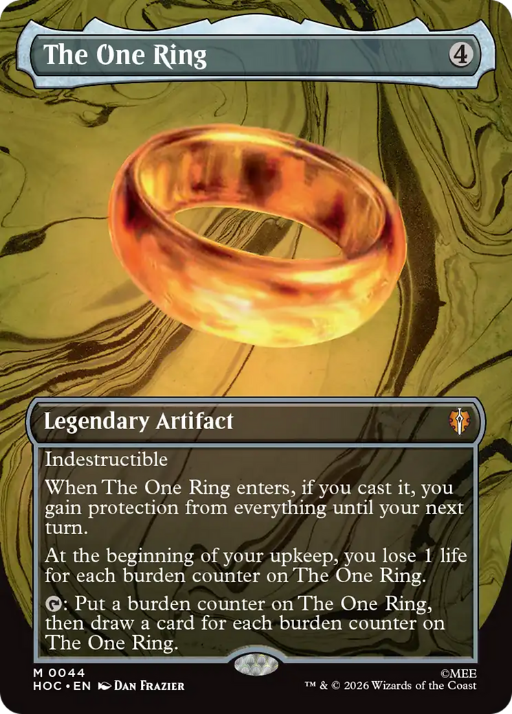 The One Ring (Borderless) [The Hobbit] | Exor Games Dartmouth
