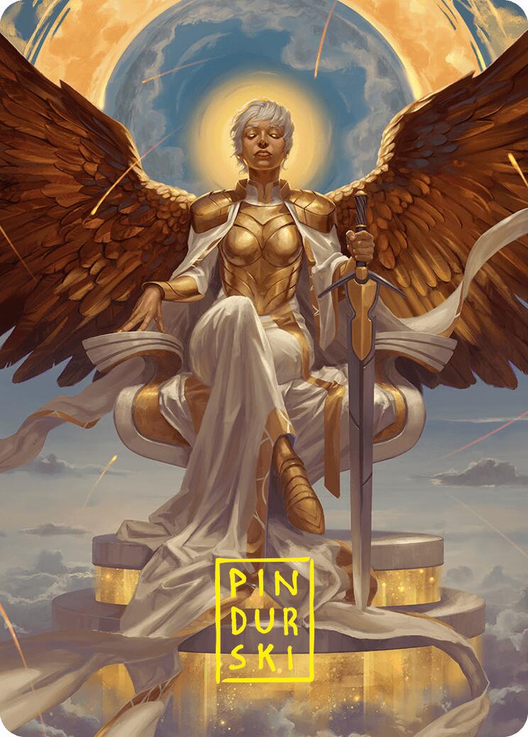 Herald of Eternal Dawn Art Card (27/54) (Gold-Stamped Signature) [Foundations Art Series] | Exor Games Dartmouth
