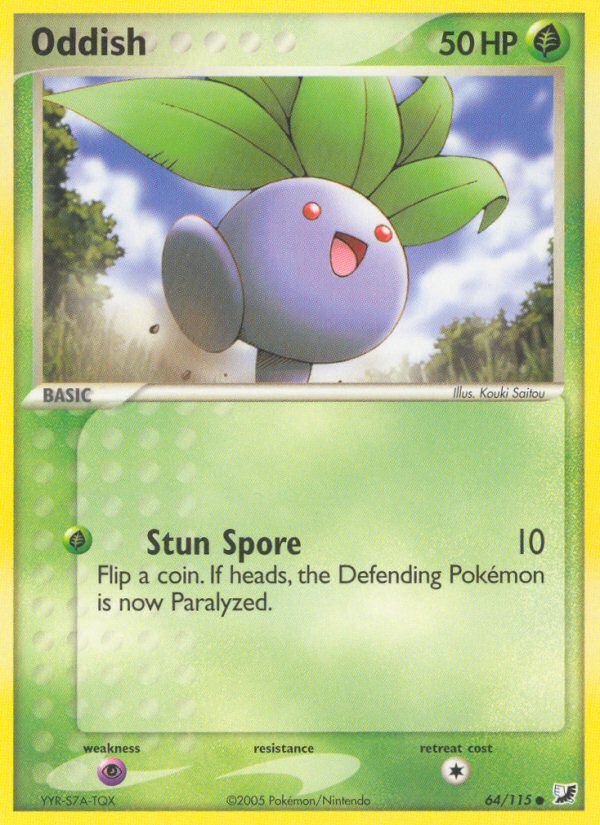 Oddish (64/115) [EX: Unseen Forces] | Exor Games Dartmouth