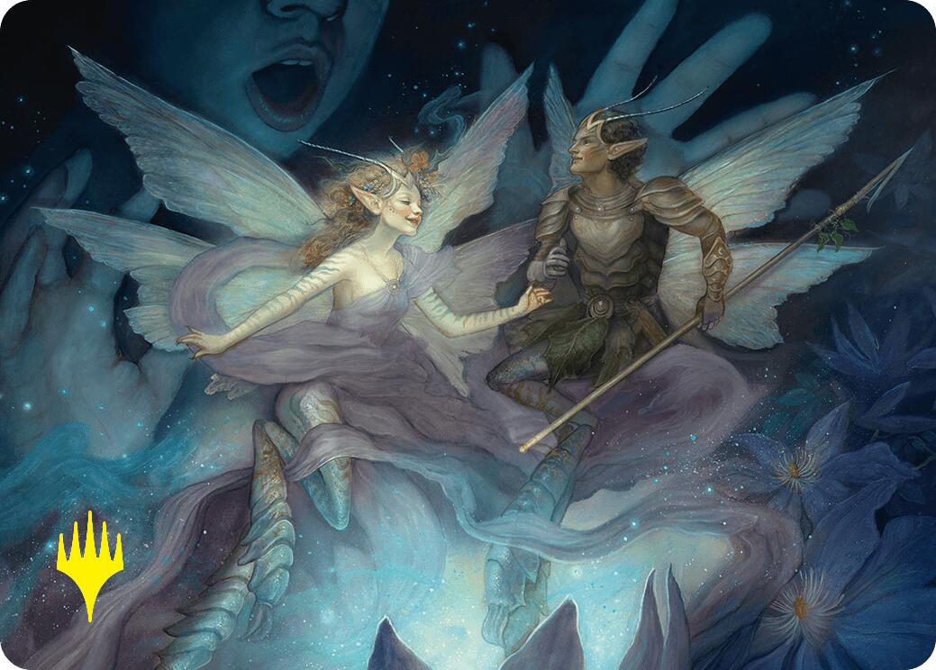 Faebloom Trick Art Card (6/54) (Gold-Stamped Signature) [Foundations Art Series] | Exor Games Dartmouth