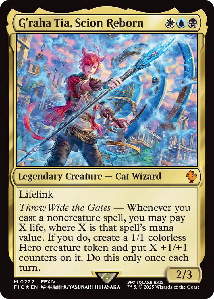 G'raha Tia, Scion Reborn (Surge Foil) [FINAL FANTASY Commander] | Exor Games Dartmouth