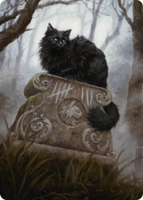 Nine-Lives Familiar 2 Art Card (36/54) [Foundations Art Series] | Exor Games Dartmouth