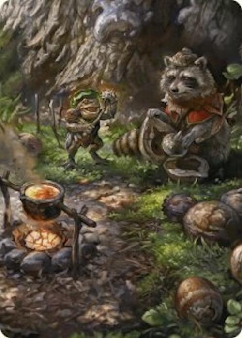 Sylvan Scavenging Art Card (46/54) [Foundations Art Series] | Exor Games Dartmouth