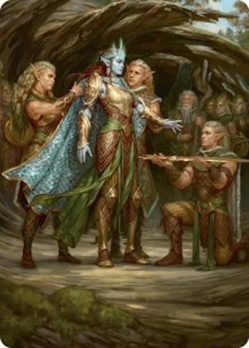 Lathril, Blade of the Elves Art Card (48/54) [Foundations Art Series] | Exor Games Dartmouth