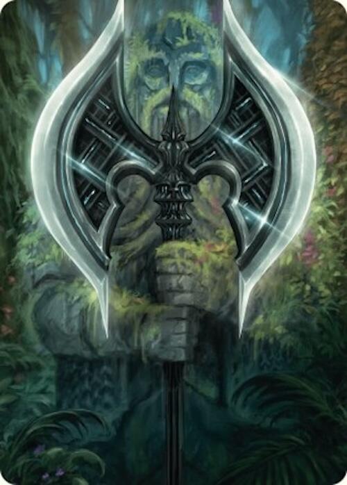 Leyline Axe Art Card (49/54) [Foundations Art Series] | Exor Games Dartmouth