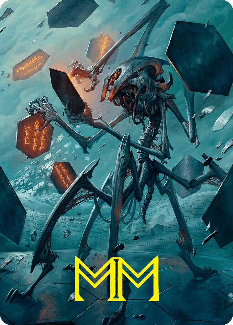Scrawling Crawler Art Card (50/54) (Gold-Stamped Signature) [Foundations Art Series] | Exor Games Dartmouth