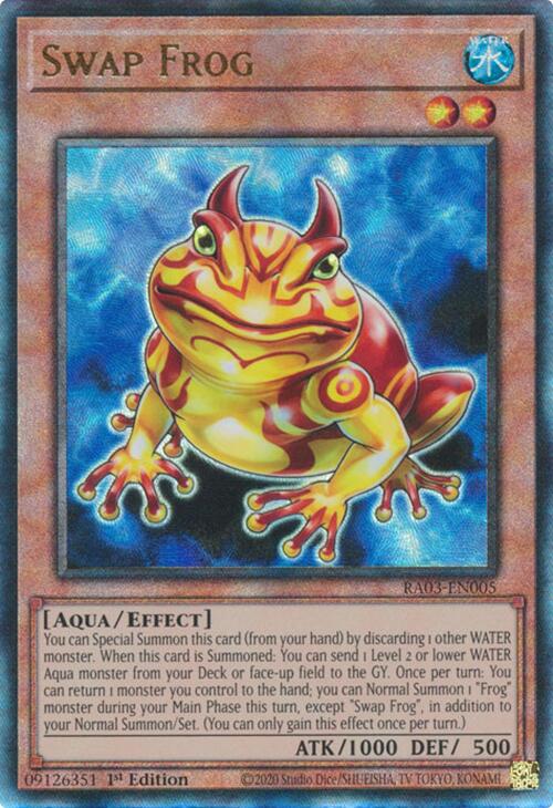 Swap Frog (UTR) [RA03-EN005] Prismatic Ultimate Rare | Exor Games Dartmouth