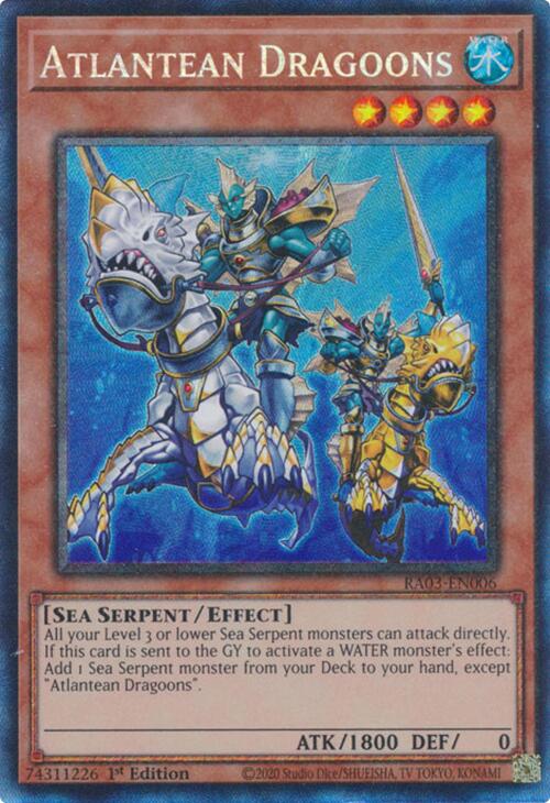 Atlantean Dragoons (CR) [RA03-EN006] Prismatic Collector's Rare | Exor Games Dartmouth