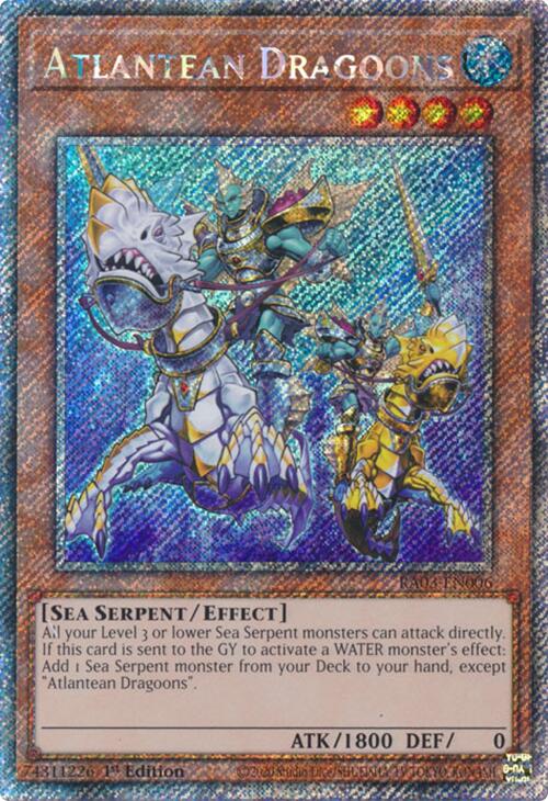 Atlantean Dragoons (Platinum Secret Rare) [RA03-EN006] Platinum Secret Rare | Exor Games Dartmouth