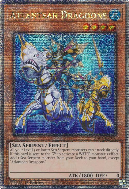 Atlantean Dragoons (Quarter Century Secret Rare) [RA03-EN006] Quarter Century Secret Rare | Exor Games Dartmouth