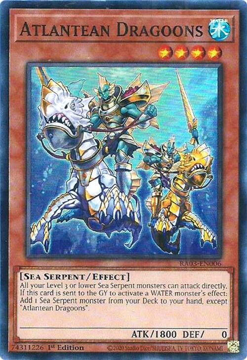 Atlantean Dragoons [RA03-EN006] Super Rare | Exor Games Dartmouth