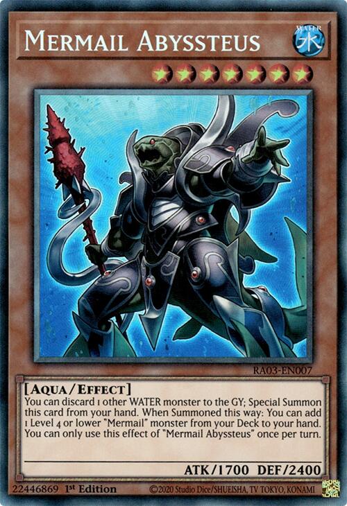 Mermail Abyssteus (CR) [RA03-EN007] Prismatic Collector's Rare | Exor Games Dartmouth