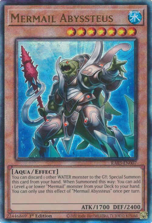 Mermail Abyssteus (UTR) [RA03-EN007] Prismatic Ultimate Rare | Exor Games Dartmouth