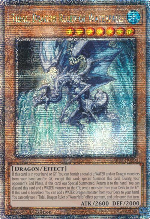 Tidal, Dragon Ruler of Waterfalls (Quarter Century Secret Rare) [RA03-EN009] Quarter Century Secret Rare | Exor Games Dartmouth