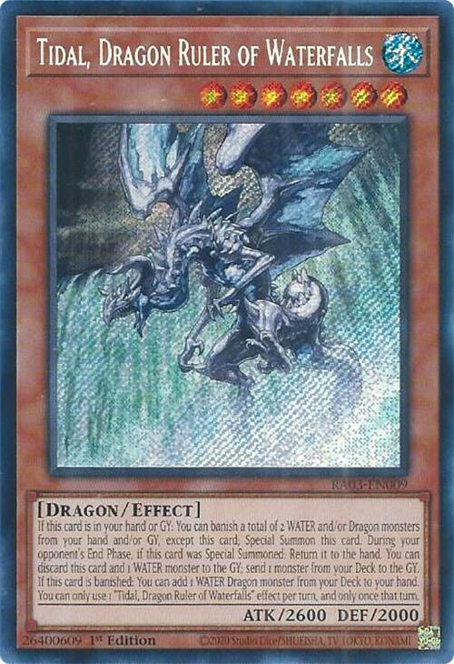 Tidal, Dragon Ruler of Waterfalls (Secret Rare) [RA03-EN009] Secret Rare | Exor Games Dartmouth
