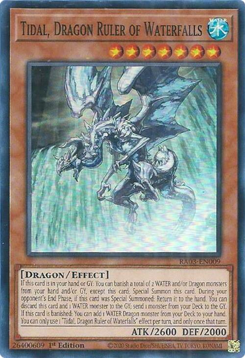 Tidal, Dragon Ruler of Waterfalls [RA03-EN009] Super Rare | Exor Games Dartmouth