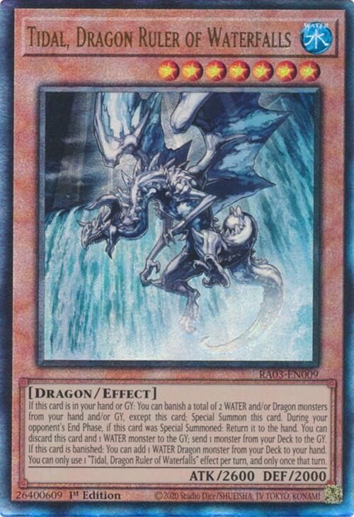 Tidal, Dragon Ruler of Waterfalls (UTR) [RA03-EN009] Prismatic Ultimate Rare | Exor Games Dartmouth