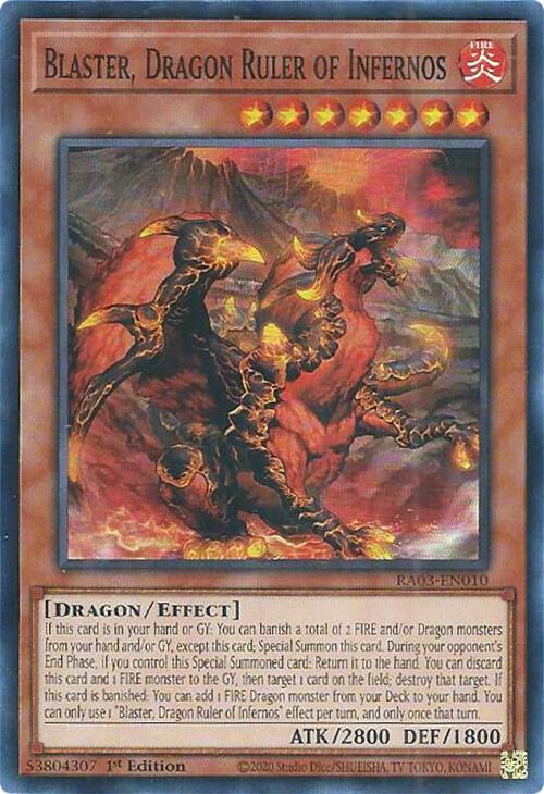 Blaster, Dragon Ruler of Infernos [RA03-EN010] Super Rare | Exor Games Dartmouth