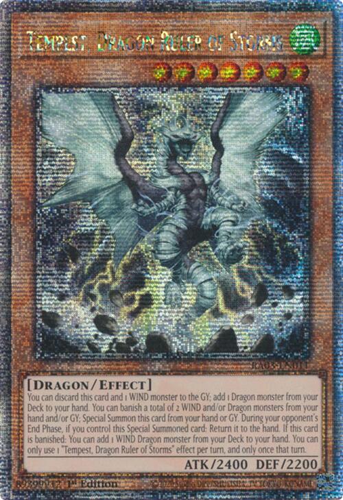 Tempest, Dragon Ruler of Storms (Quarter Century Secret Rare) [RA03-EN011] Quarter Century Secret Rare | Exor Games Dartmouth