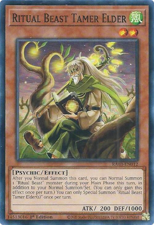 Ritual Beast Tamer Elder [RA03-EN012] Super Rare | Exor Games Dartmouth