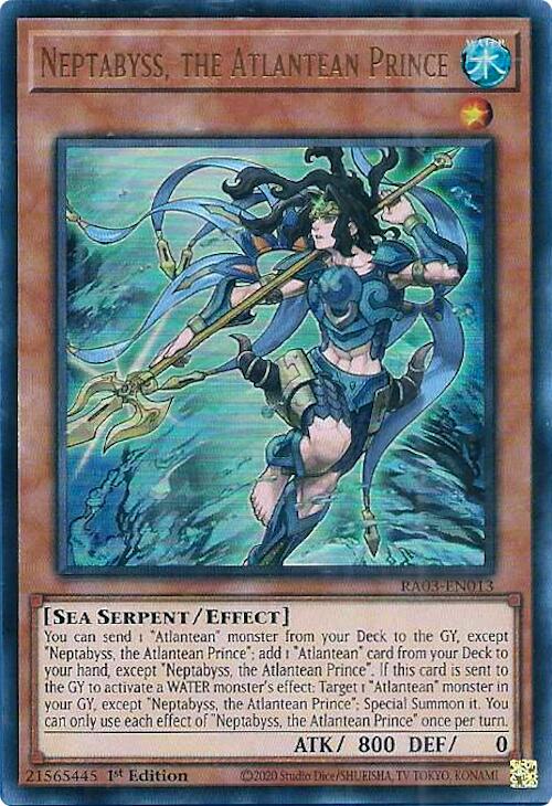 Neptabyss, the Atlantean Prince (UR) [RA03-EN013] Ultra Rare | Exor Games Dartmouth